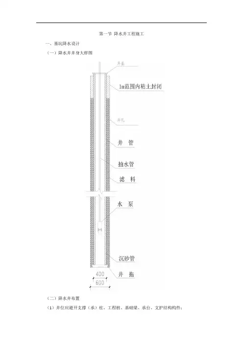 降水井工程施工【图】