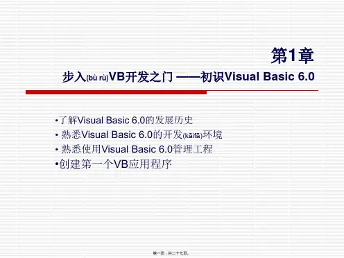 VB6.0教程