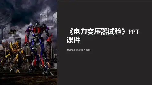 《电力变压器试验》课件