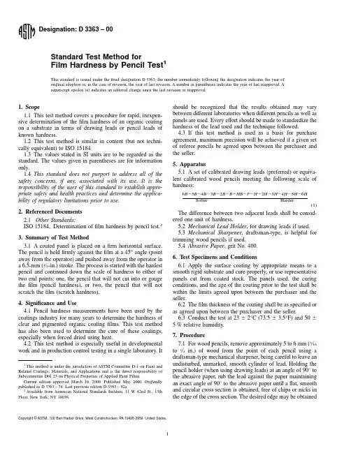 ASTM D3363-00