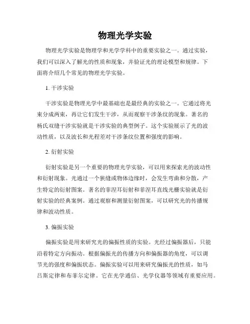 物理光学实验