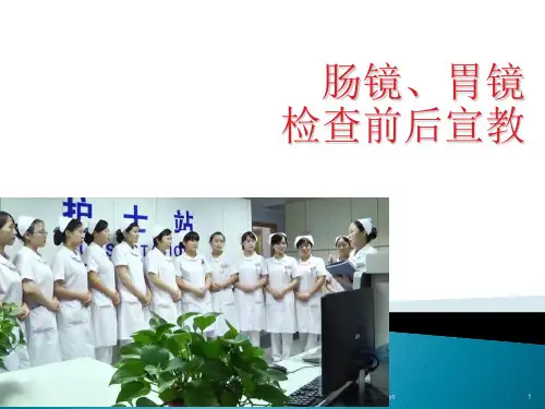 肠镜胃镜检查宣教ppt课件