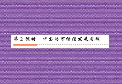 6.2中国的可持续发展实践课件(新人教版必修2)