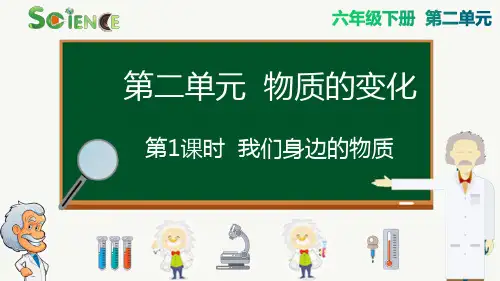 最新教科版六年级下册科学第二单元物质的变化单元教学课件