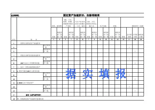 《中华人民共和国企业所得税年度申报表填报范本(A类,2014版)》