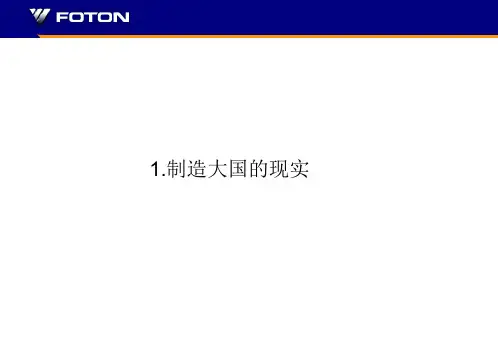 福田汽车股权结构图