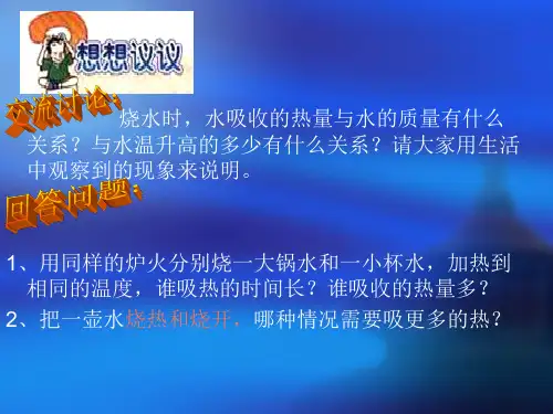 教学课件第十三章热和能