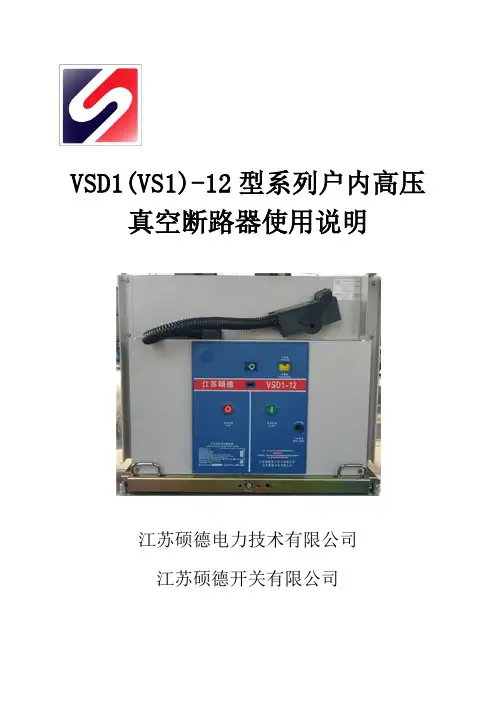 VSD1说明书