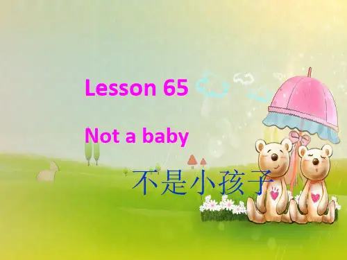 新概念第一册NCE1_lesson65-66(共20页)课件