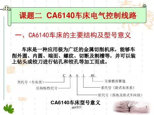 CA6140车床  ppt课件