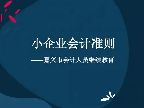 小企业会计准则