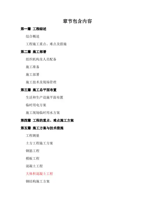 投标大纲
