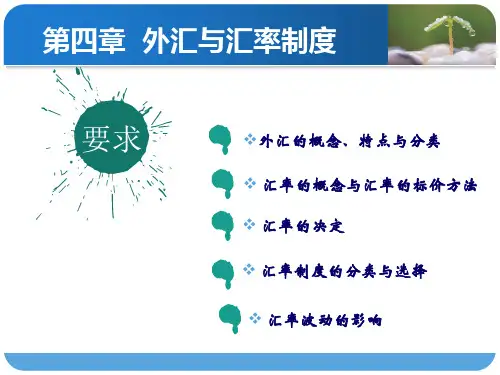 精选外汇与汇率制度培训课件