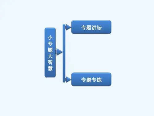 第一单元 小专题大智慧课件 鲁教版必修2课件