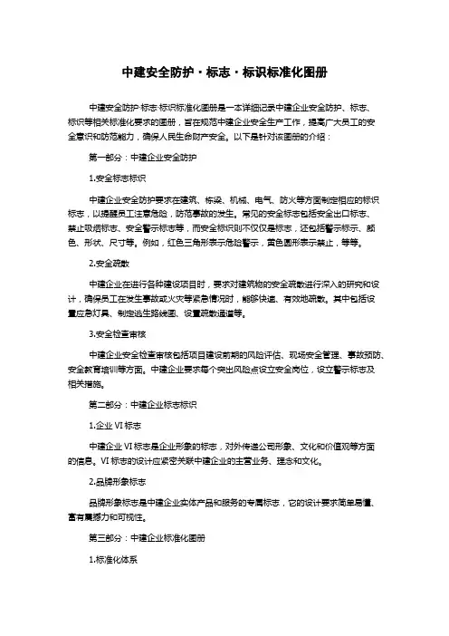 中建安全防护·标志·标识标准化图册