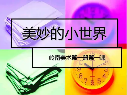 《美妙的小世界》PPT课件