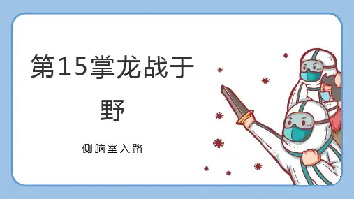 侧脑室入路15(降龙十八掌系列)