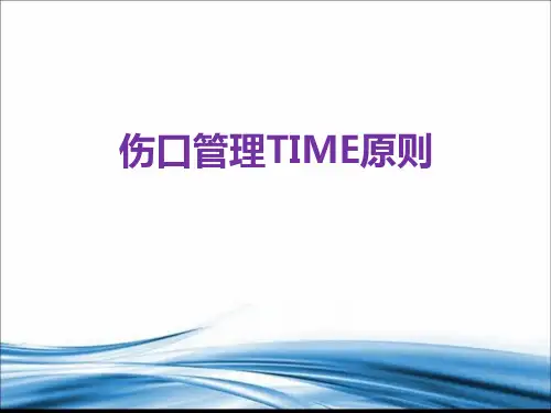 伤口管理TIME原则