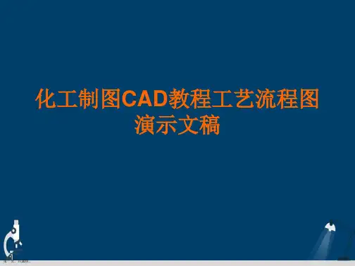 化工制图CAD教程工艺流程图演示文稿