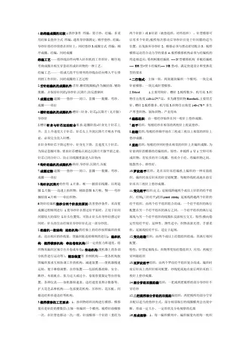 经编总结