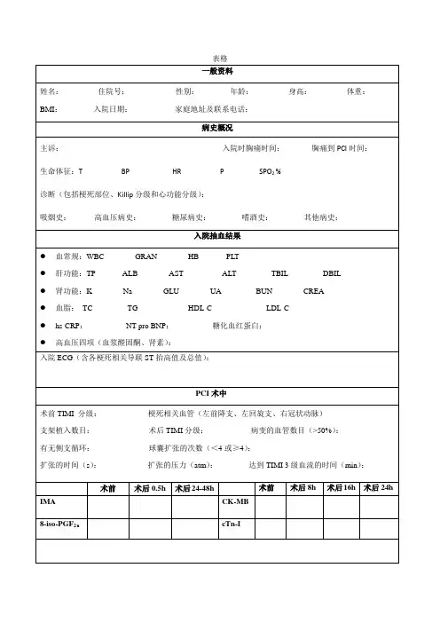 论文表格