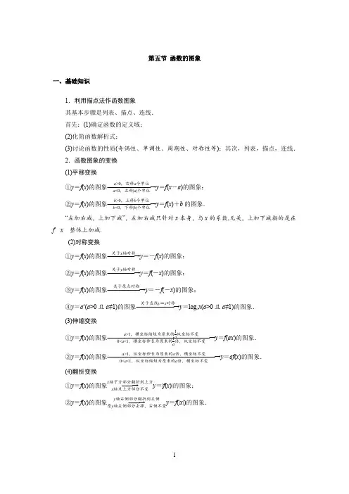  高中数学知识点总结(第二章 函数的概念与基本初等函数Ⅰ第五节 函数的图象)