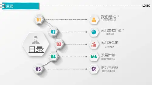团队介绍项目融资PPT模板