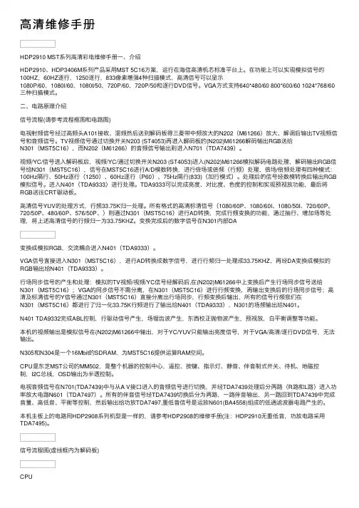 高清维修手册