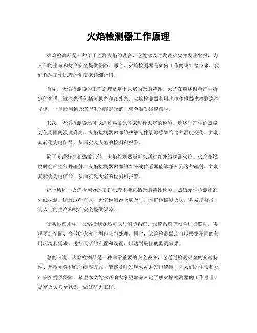 火焰检测器工作原理