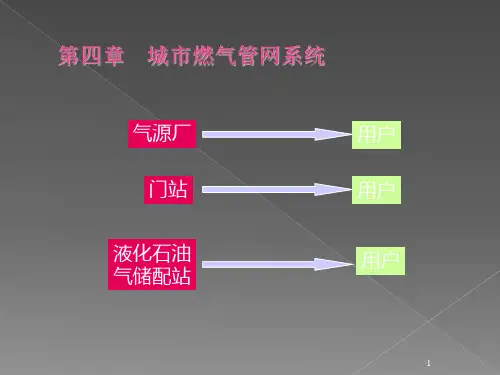 专业学习【油气储运工程】燃气输配燃气输配第四章