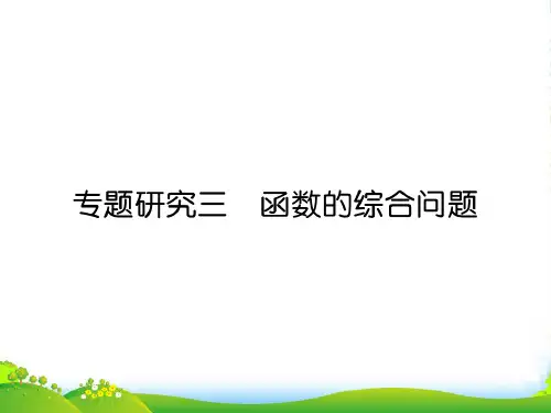 《高考调研》高三数学第一轮复习 第二章《函数》课件2专题3