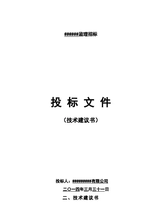 海惠路南侧一号桥钢箱梁监理技术建议书