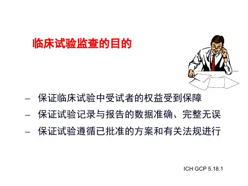 临床试验的监查课堂PPT