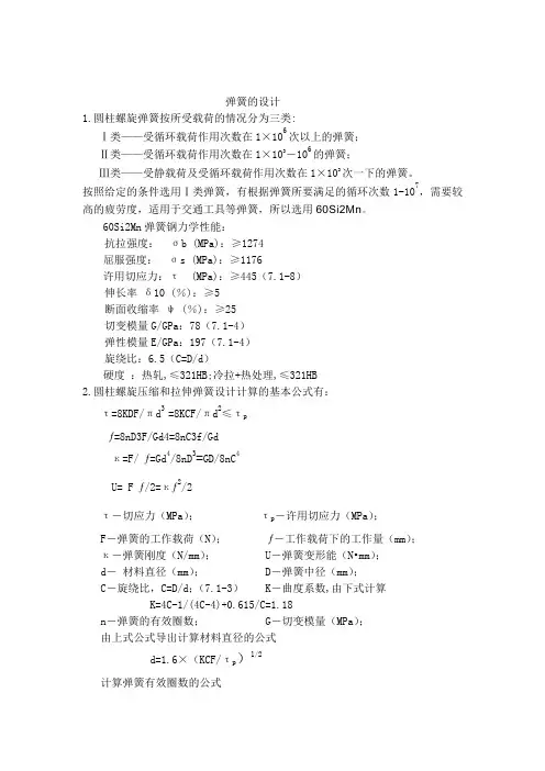 弹簧资料