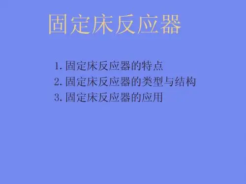 固定床反应器.ppt1