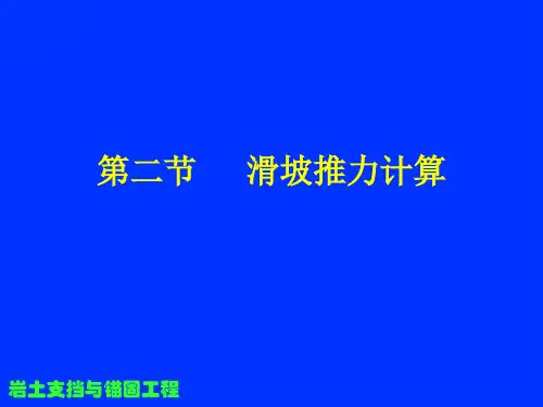 滑坡推力