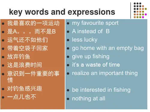 新概念英语第二册L21(课堂PPT)