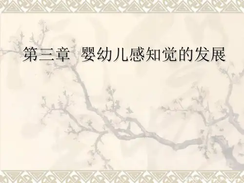 婴幼儿感知觉的发展