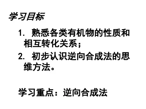 第四节 有机合成