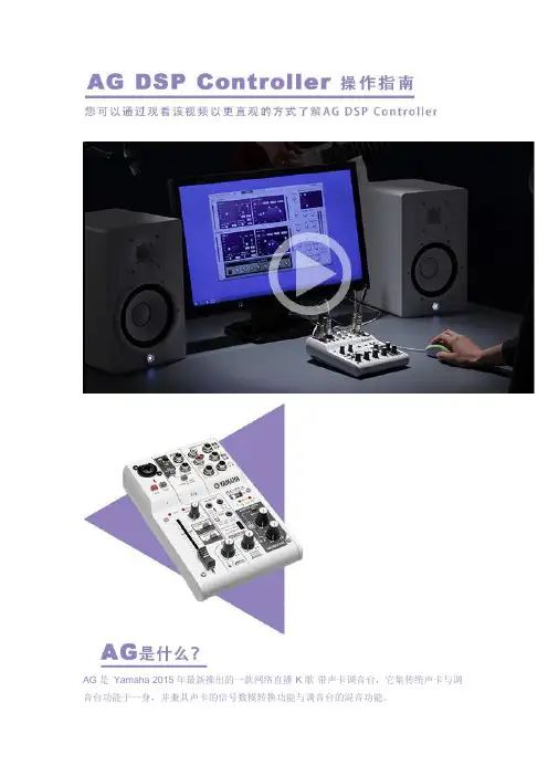 (完整版)Yamaha雅马哈AG03-AG06DSPController使用指南