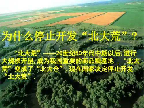 北大荒开发