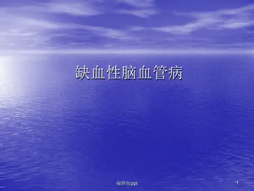 缺血性脑血管病医学PPT