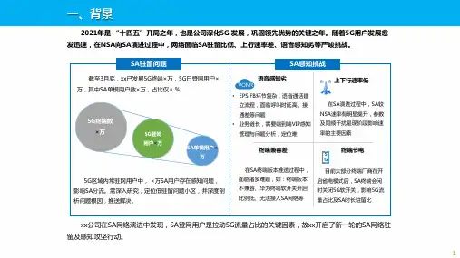 5GSA驻留及感知提升
