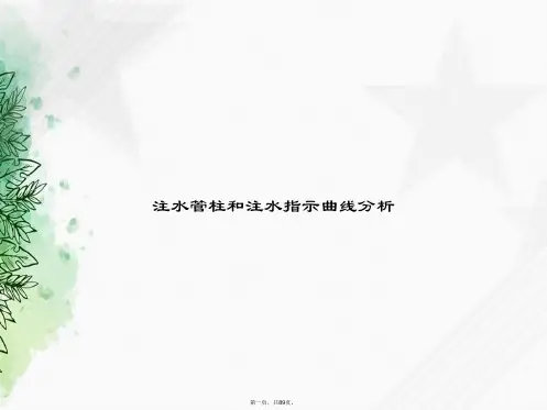 注水管柱和注水指示曲线分析讲课文档