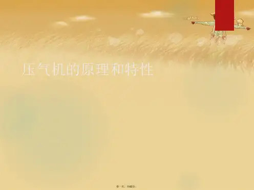 压气机的原理和特性
