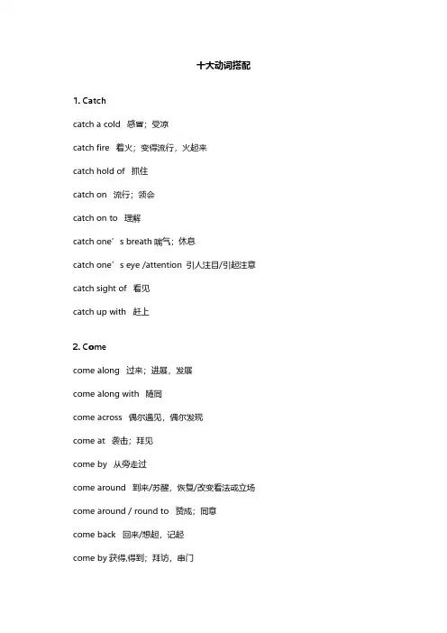 高考英语常考的十大动词词组,京航教育老师直言一定要掌握