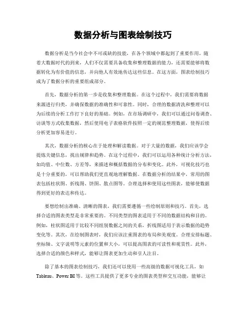 数据分析与图表绘制技巧