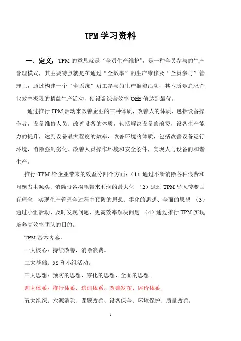 TPM学习资料