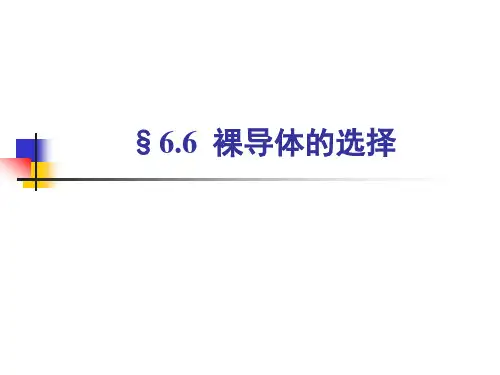 06-06-发电厂电气部分：裸导体的选择
