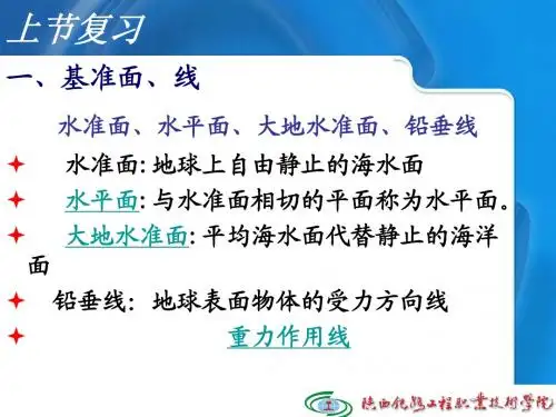 水准测量原理